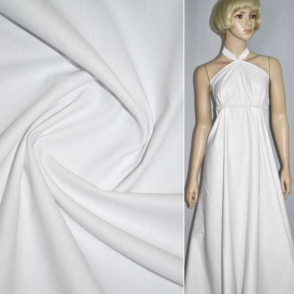 Котон стрейч белий ш.150