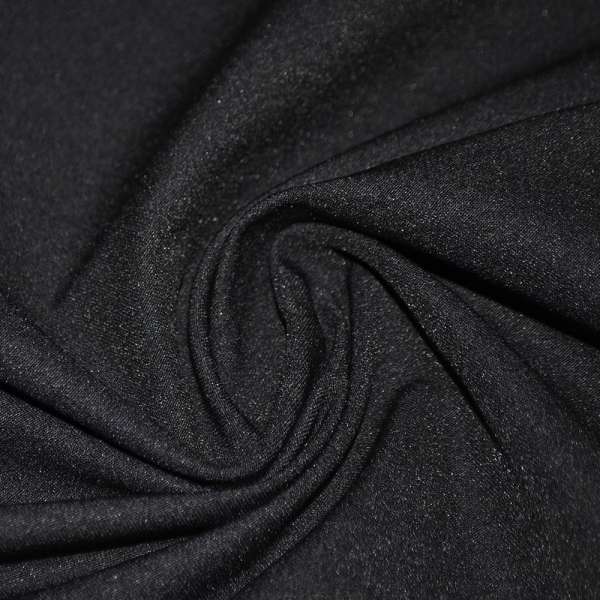 Котон стрейч костюмний чорний ш.150