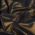 Коттон черный с золотым напылением ш.145