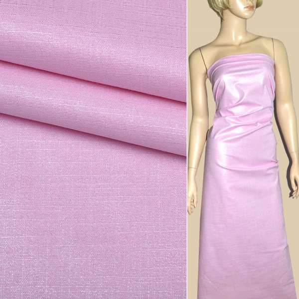 Котон рожевий з золотим напиленням ш.145