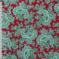 Котон червоний з зеленими огірками ш.146