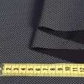 Котон* стрейч чорний в сіру сітку, ш.149