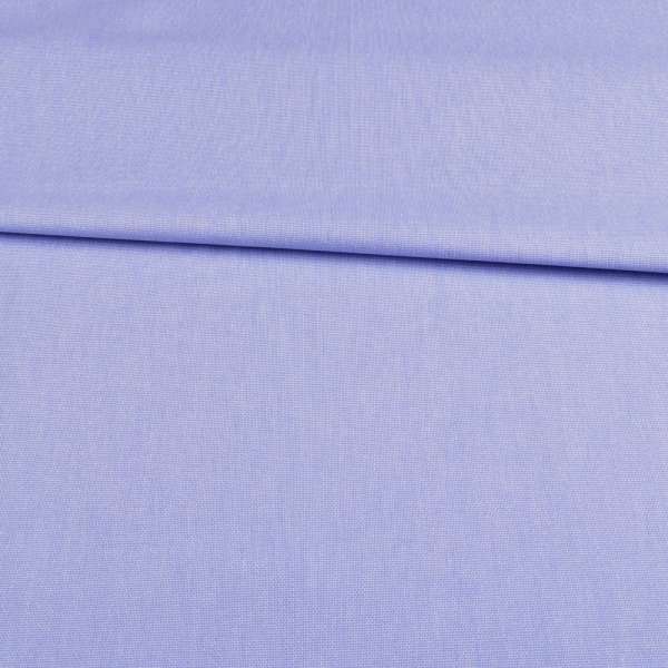 Котон меланж стрейч блакитний полотняний, ш.150