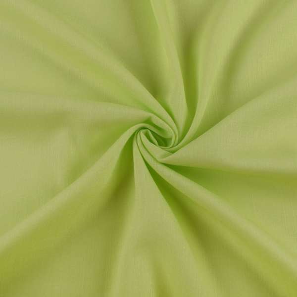 Хлопок со льном салатовый ш.150