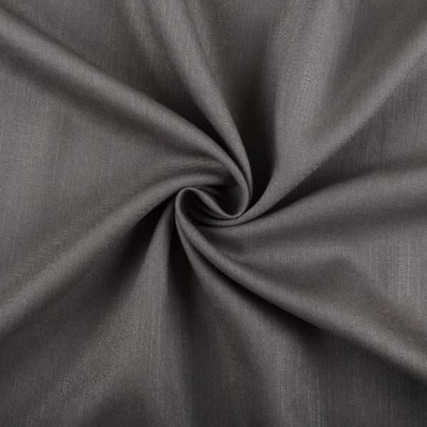 Хлопок со льном серый темный ш.150