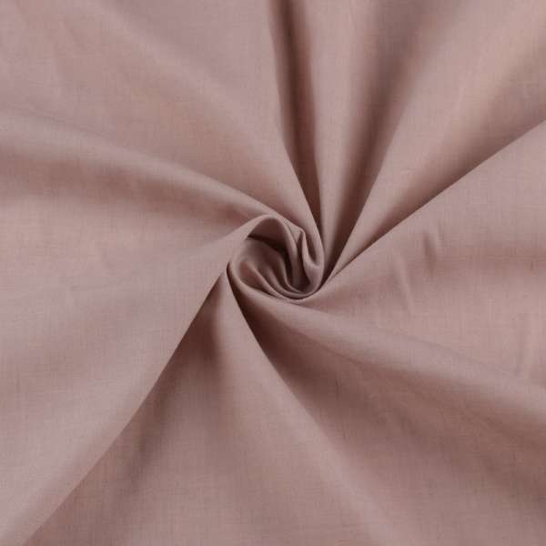 Поликоттон рубашечный розово-серый ш.150