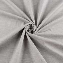 Коттон стрейч серый светлый меланж ш.150