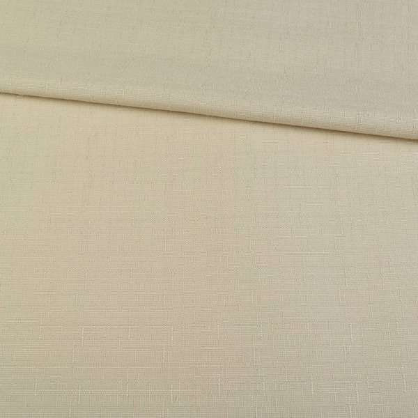 Лен костюмный песочный в мелкий рубчик ш.140