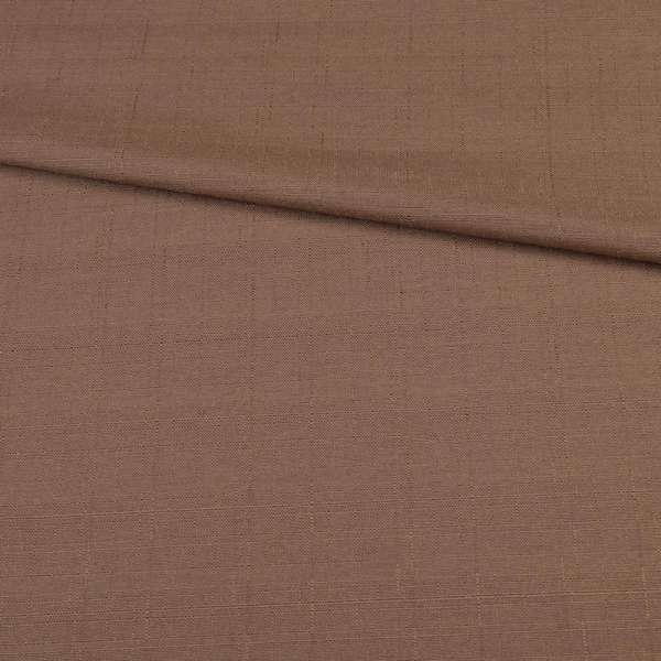 Лен костюмный с мелкими штрихами коричневый ш.145