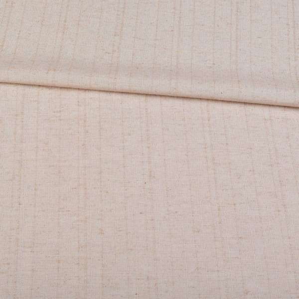 Лен костюмный с мелкими штрихами бежево-серый ш.145