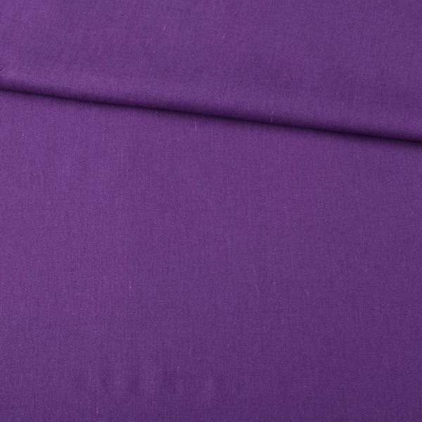 Лен сиреневый темный ш.140