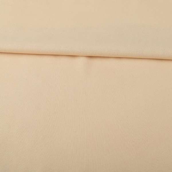 Лен бежево-молочный ш.140