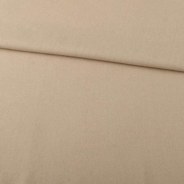 Лен песочно-бежевый ш.140