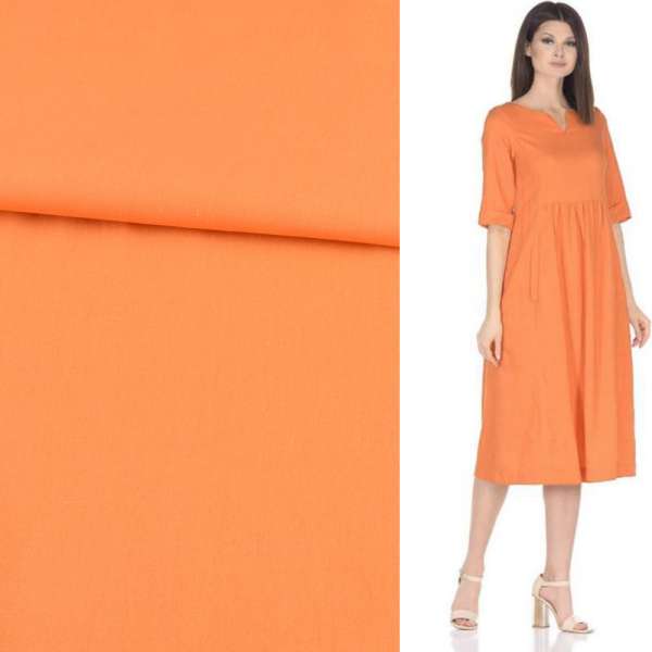 Лен оранжевый, ш.140