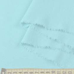 Лен бирюзово-голубой бледный, ш.140