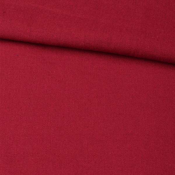 Лен красный однотонный, ш.145