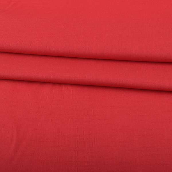 Лен стрейч с хлопком красный ш.145