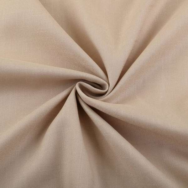 Лен стрейч с хлопком бежевый ш.145