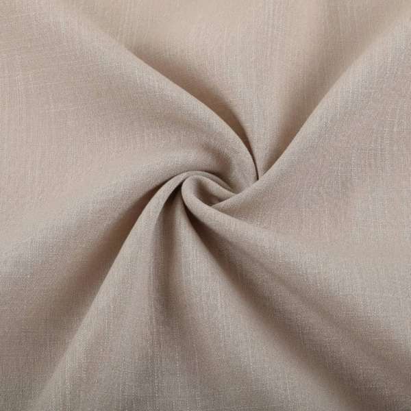 Лен стрейч с хлопком бежево-серый ш.150