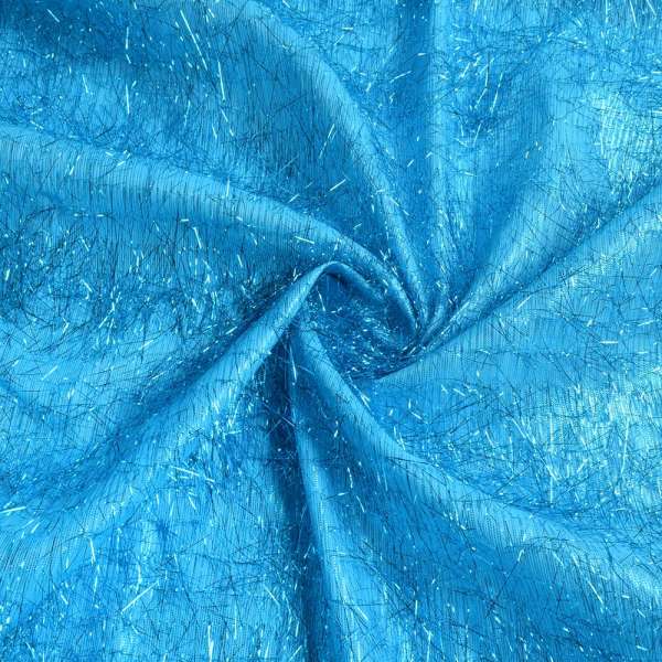 Травка блакитна з блакитними люрексовими нитками, ш.135