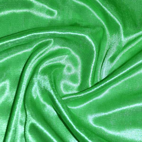 Ткань подкладочная трикотажная зеленая ш.150
