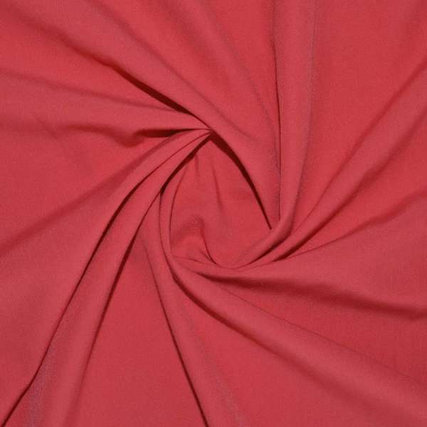 Поплин стрейчевый ярко-коралловый ш.150