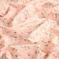 Поплин персиковый, мелкие розочки, ш.151
