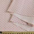 Коттон рубашечный в рисунок мелкий, бежевый светлый, ш.147