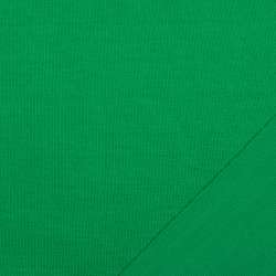 Трикотаж костюмный двухсторонний зеленый яркий, ш.150