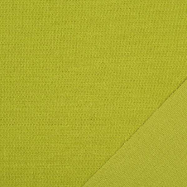 Трикотаж костюмный двухсторонний горчичный, ш.150