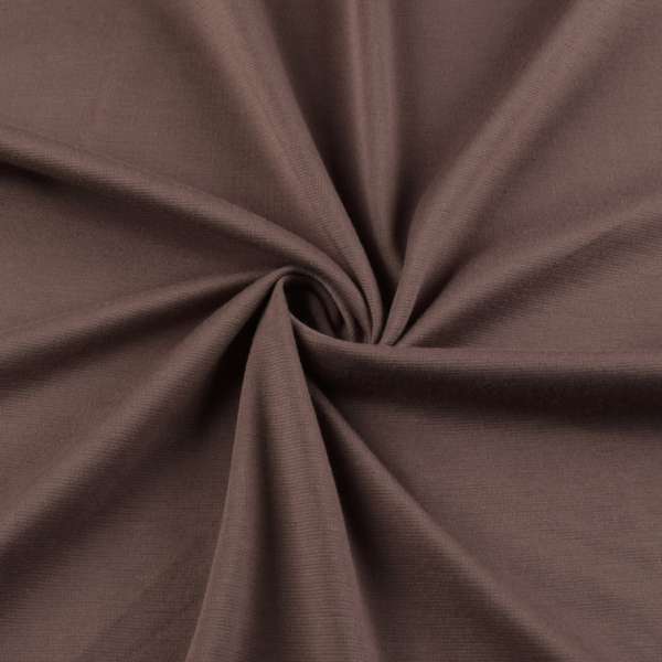 Трикотаж французский коричнево-красный ш.150