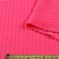 Трикотажное полотно малиновое светлое в жатую полоску ш.160