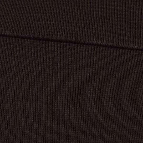 Трикотажне полотно резинка коричневе темне, ш.80