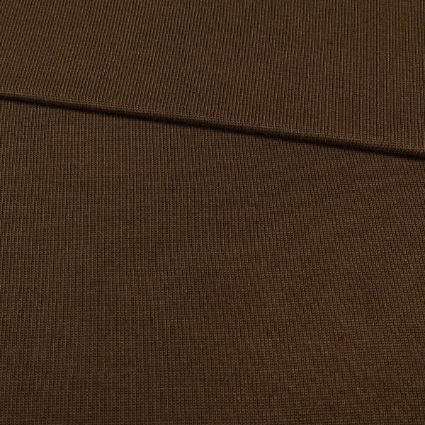 Трикотажне полотно резинка коричневе, ш.80