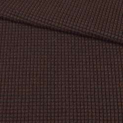 Трикотаж вязаный букле коричневый, ш.132