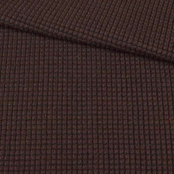 Трикотаж вязаный букле коричневый, ш.132