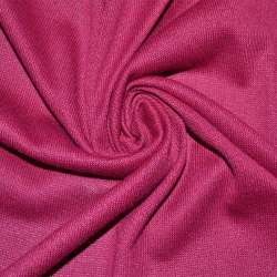 Трикотаж акриловый малиновый ш.170