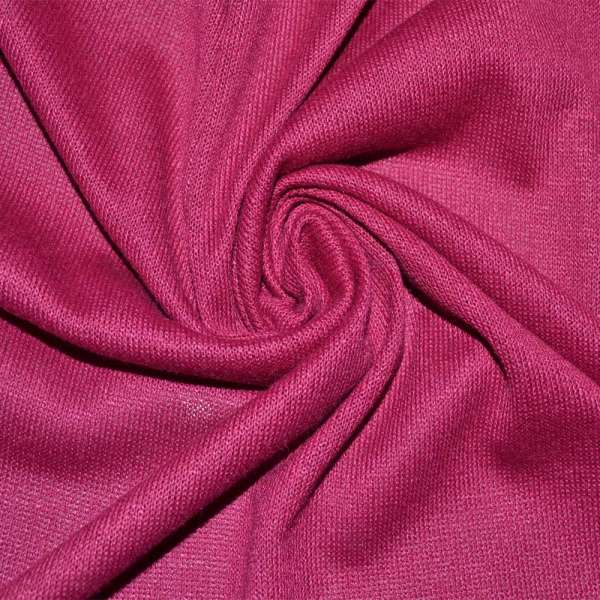 Трикотаж акриловый малиновый ш.170
