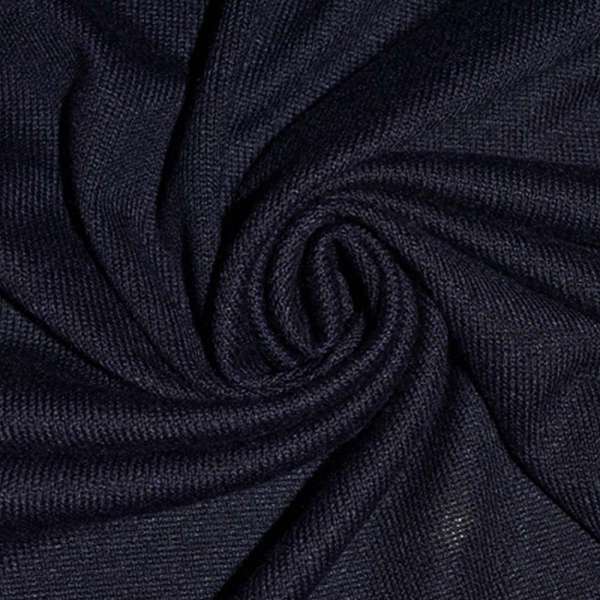 Трикотаж акриловый синий темный ш.175