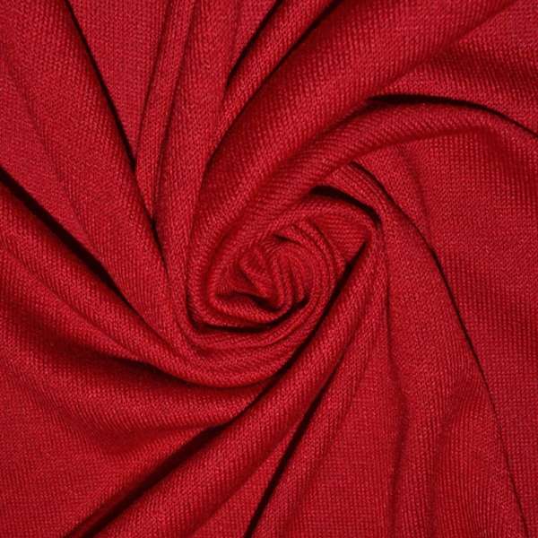 Трикотаж акриловий червоний ш.180