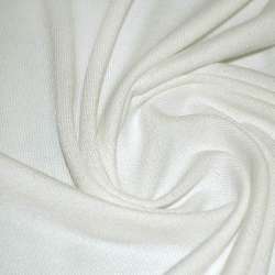 Трикотаж акриловый молочный ш.180