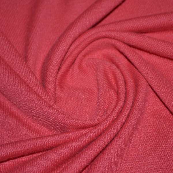 Трикотаж акриловий рожевий яскравий ш.170