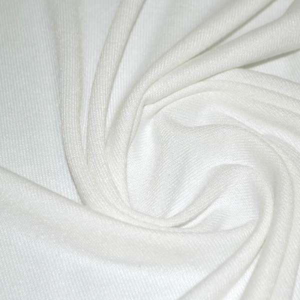 Трикотаж акриловый белый ш.170