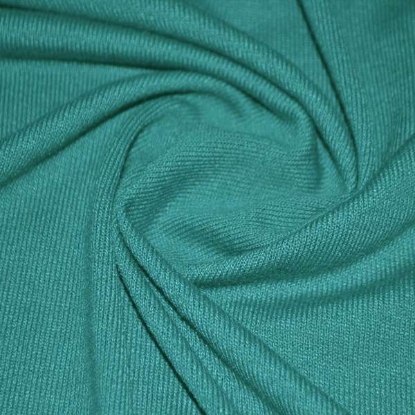 Трикотаж акриловый изумрудный темный ш.170