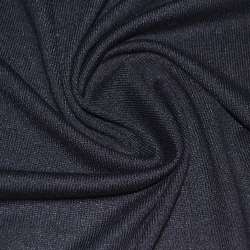 Трикотаж акриловый синий темный ш.170