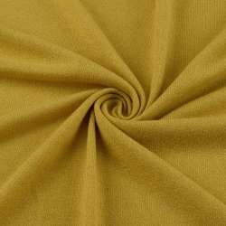 Трикотаж с вискозой желто-горчичный (оттенок) ш.170