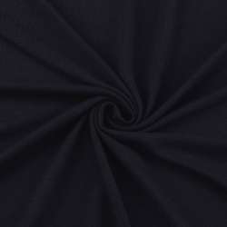 Трикотаж с вискозой сине-черный ш.170
