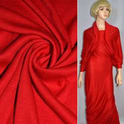 Трикотаж акриловый красный ш.170