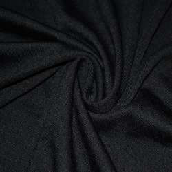 Трикотаж акриловый черный ш.170