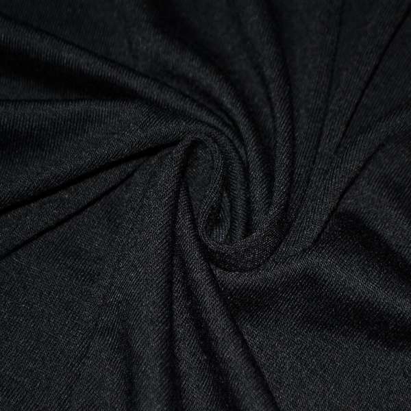 Трикотаж акриловий чорний ш.170